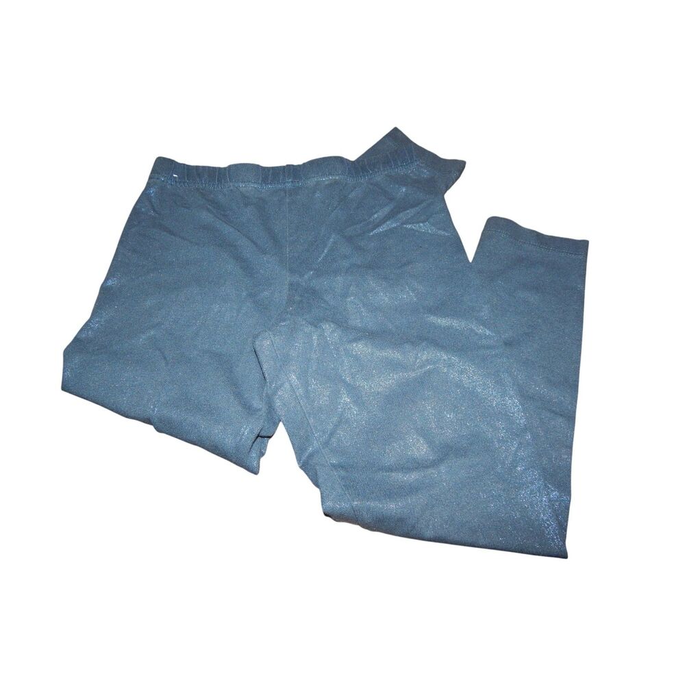 365 KIDS by GARANIMALS girls size 8 blue shimmer leggings pants